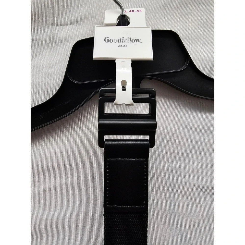 Goodfellow & Co Mens Web Belt Black Synthetic Blend Casual Size XL
